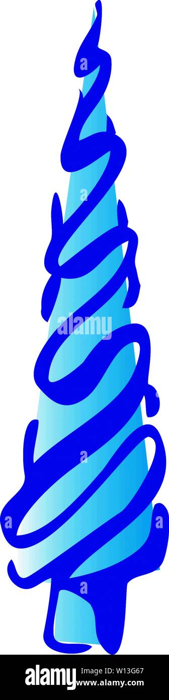 Vector isolated hand draw Christmas toy on a white background Stock Vector