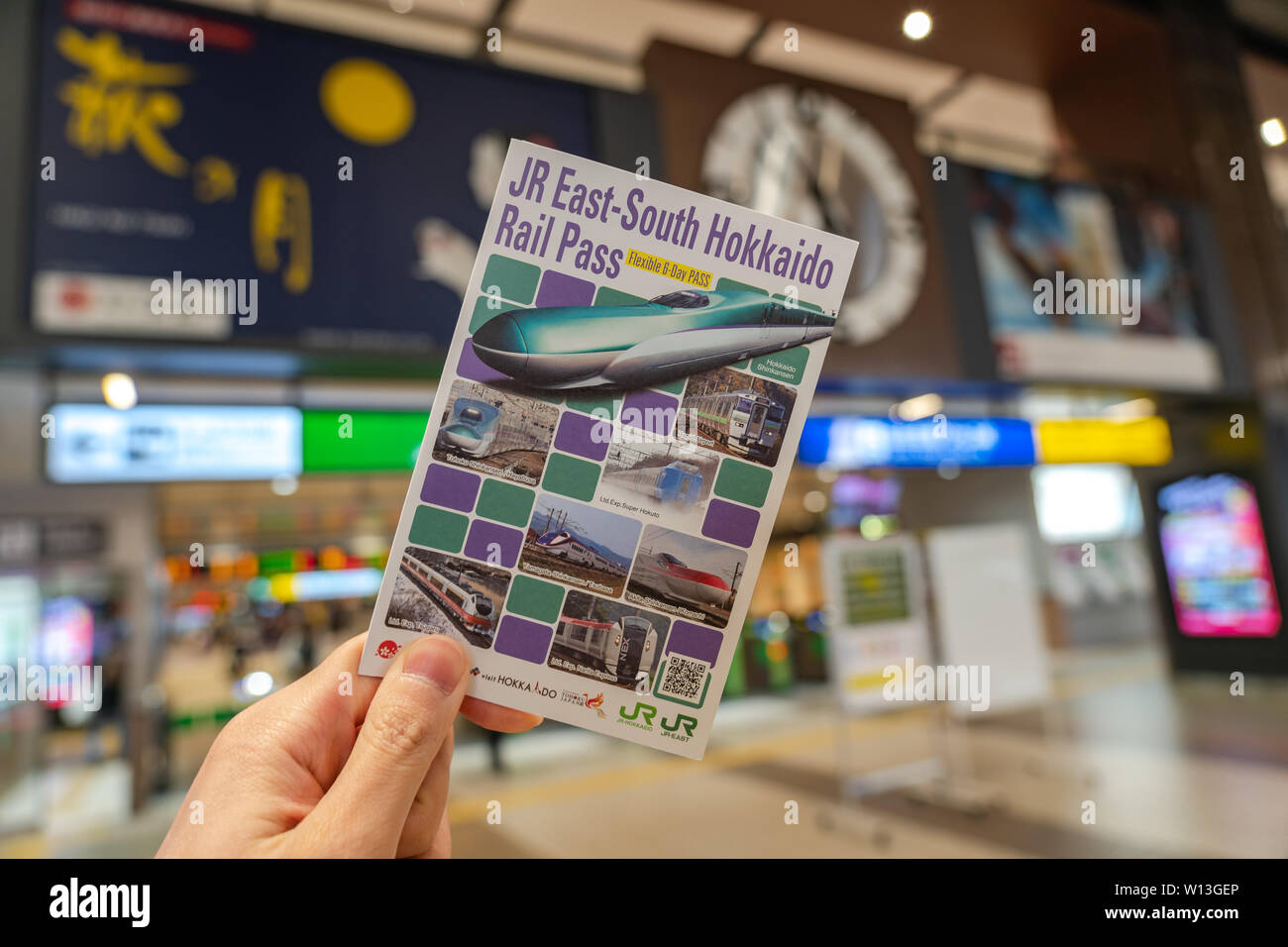 JR East-South Hokkaido Rail Pass. Flexible Six Days for Southern ...