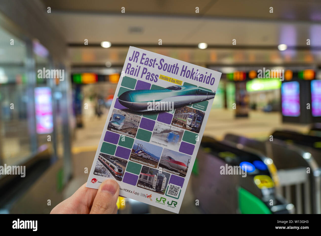 JR East-South Hokkaido Rail Pass. Flexible Six Days for Southern ...