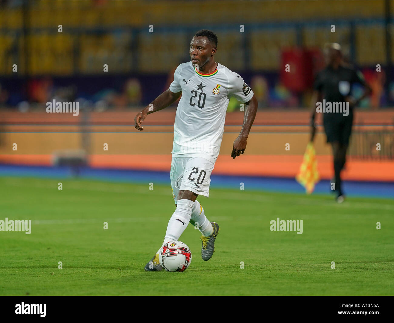 Ismailia, Egypt. 29th June, 2019. Kwadwo Asamoah of Ghana during the 2019 African Cup of Nations match between Benin and Guinea-Bissau at the Ismailia stadium in Ismailia, Egypt. Ulrik Pedersen/CSM/Alamy Live News Stock Photo