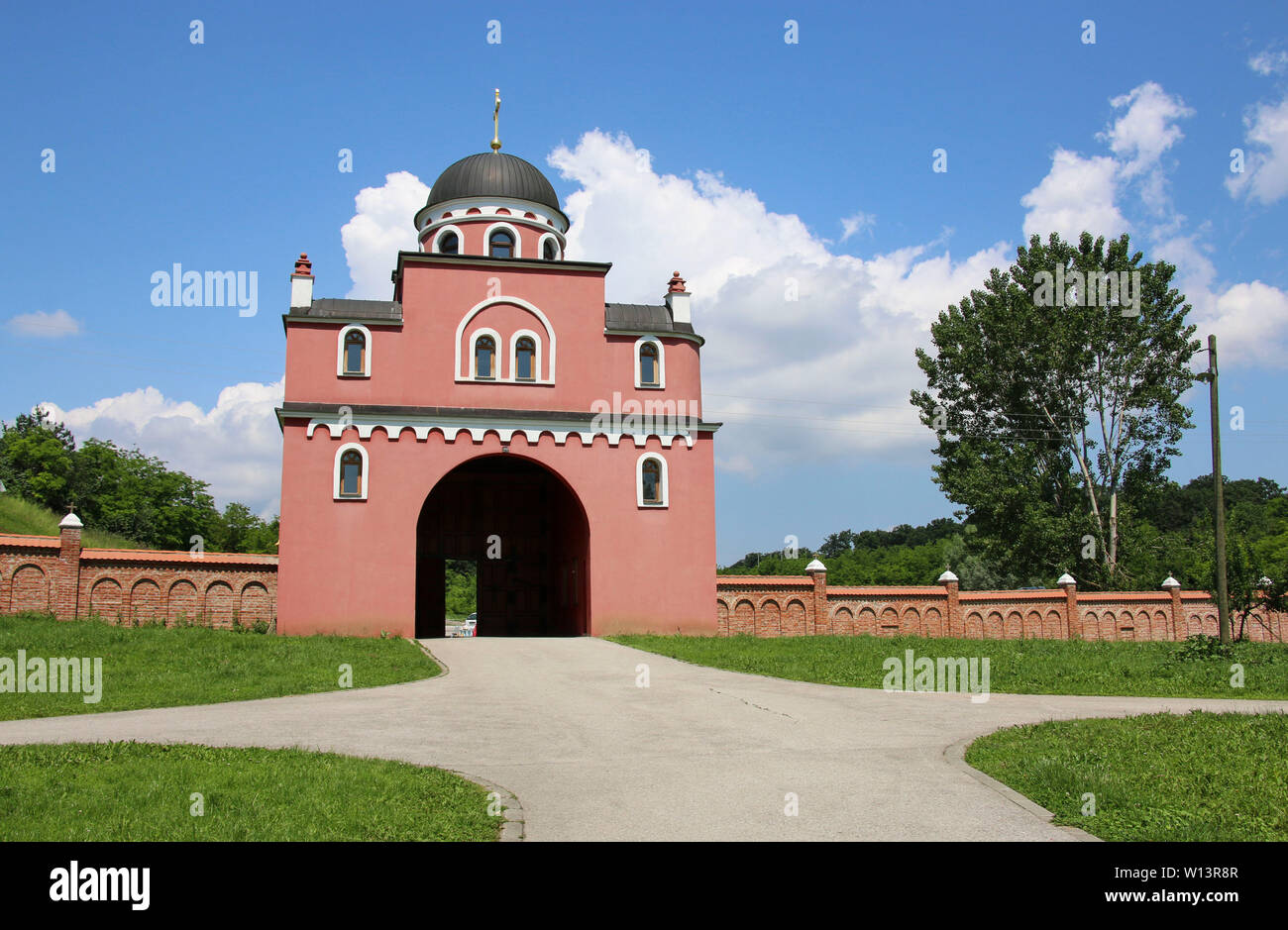 Krusedol Monastery in Fruska Gora National Park, Vojvodina, Serbia Stock Photo