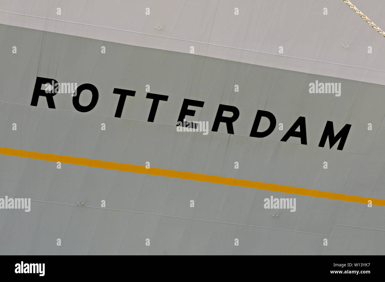 Rotterdam holland amerika line bow hires stock photography and images