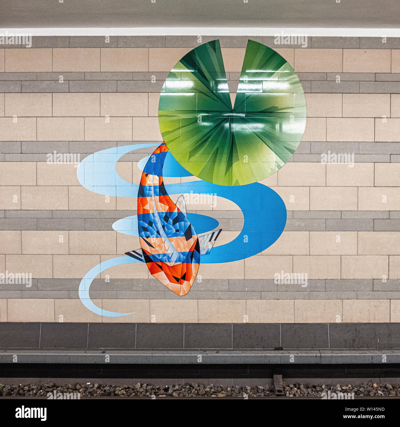 Kurt schumacher platz u bahn bahnhof hi-res stock photography and