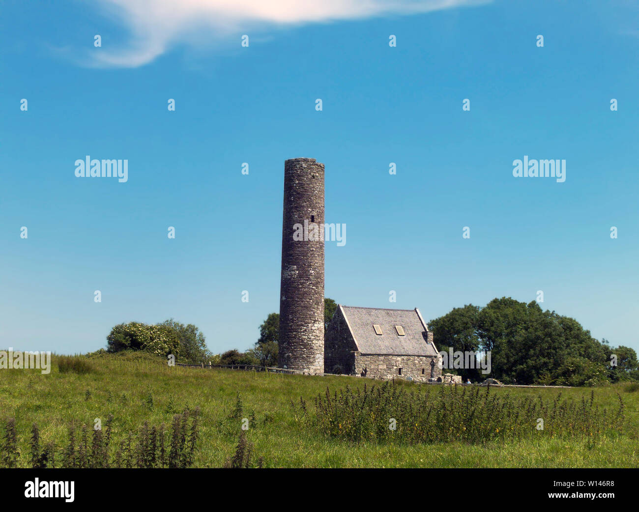 Medieval Monastery located on Holy Island on Lough Derg in County Clare