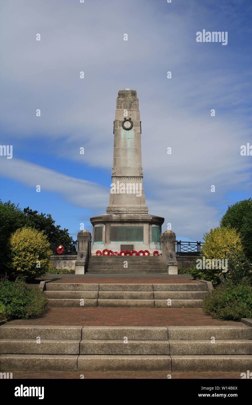 Cenotaph from Barrow-In-Furness Town Park. Park, Barrow Park, Barrow-In ...