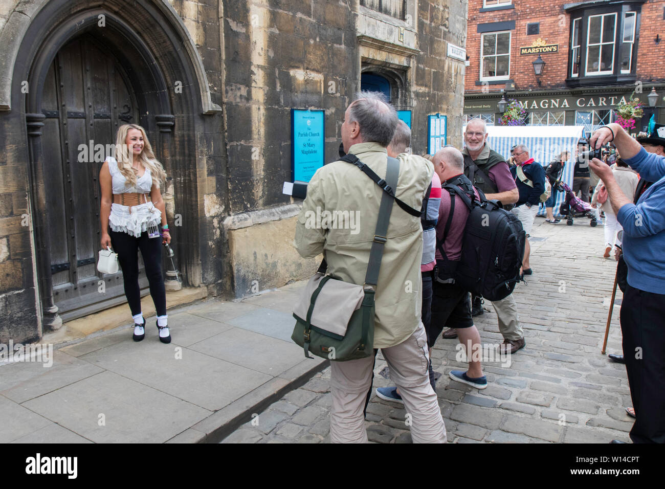 Lincoln Asylum Steampunk Festival 2018 Stock Photo