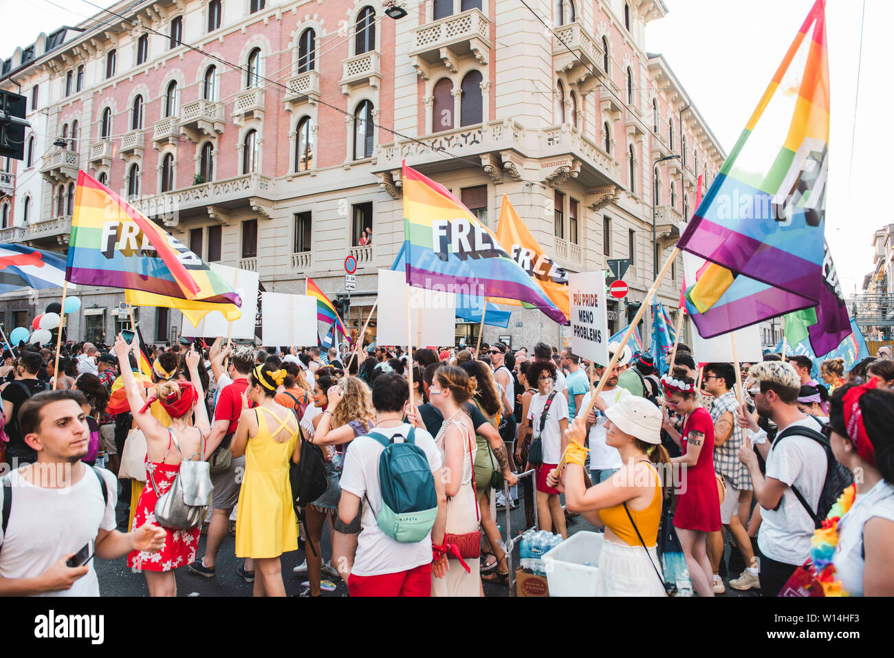 Milano Pride 2019 Stock Photo