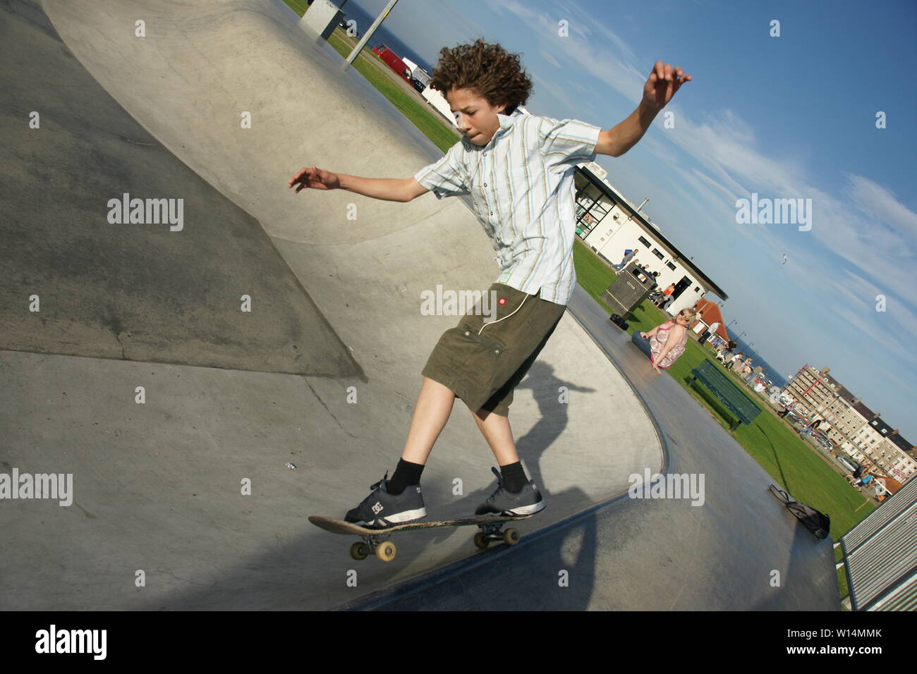 skateboarding Stock Photo
