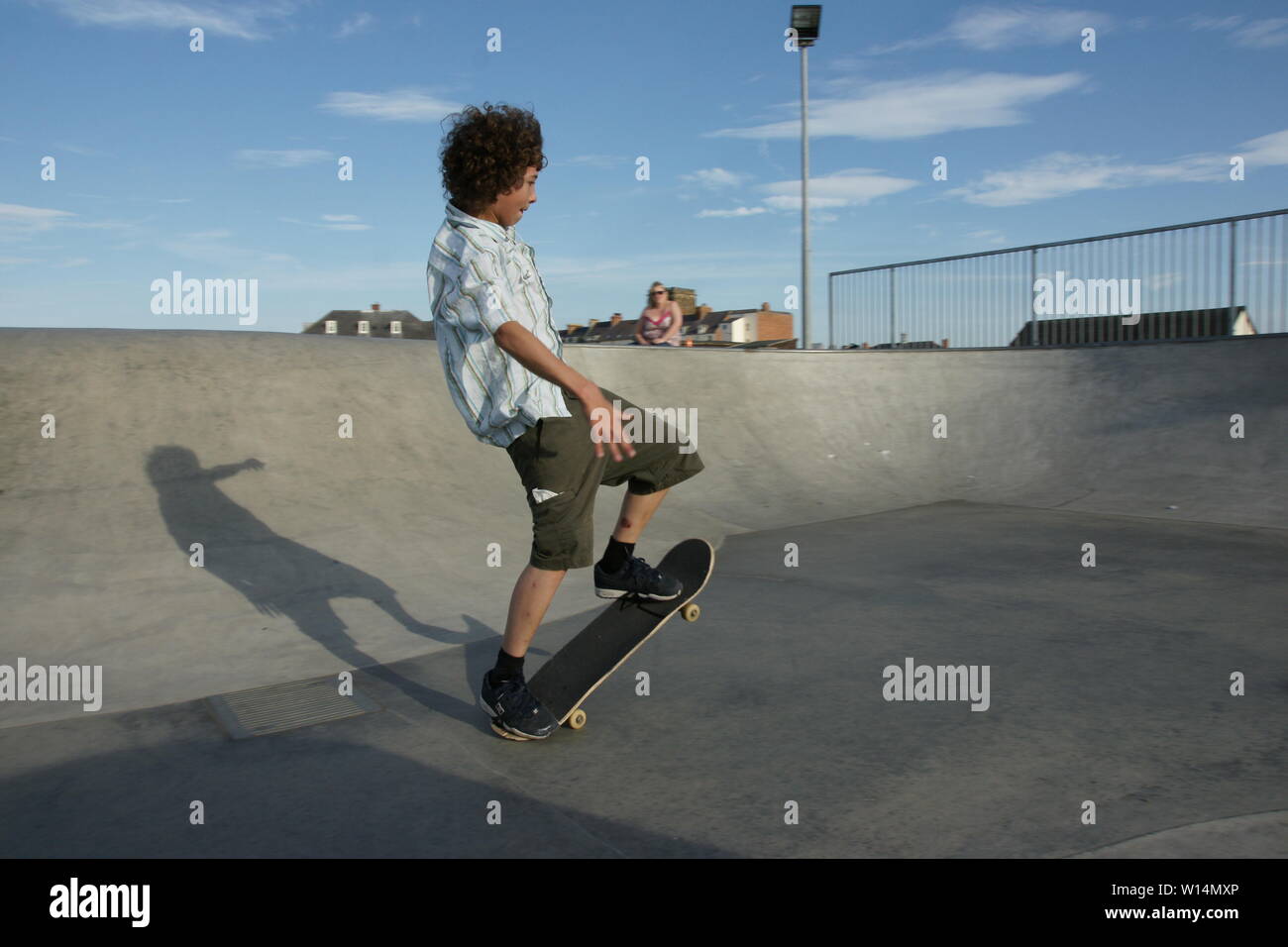 skateboarding Stock Photo