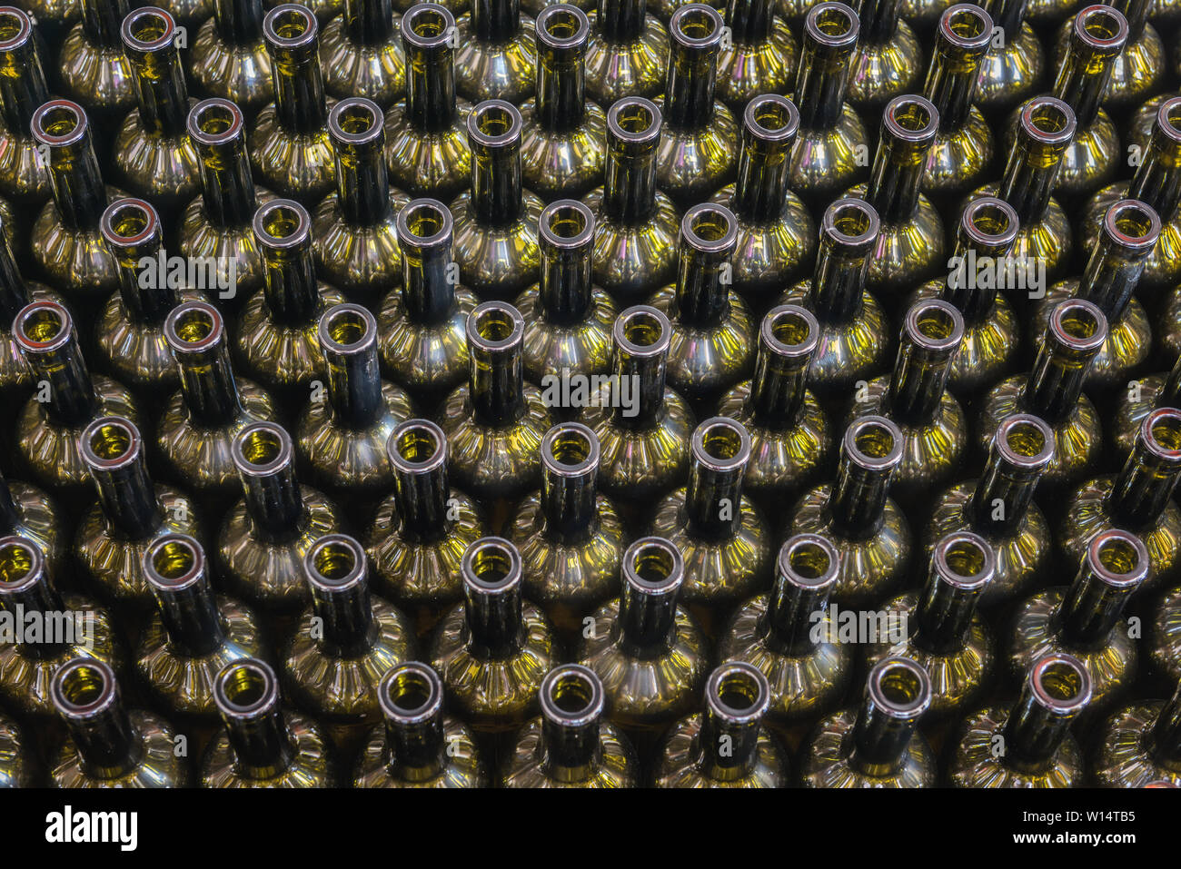 Wine bottles background, winemaking process to preparing wine for