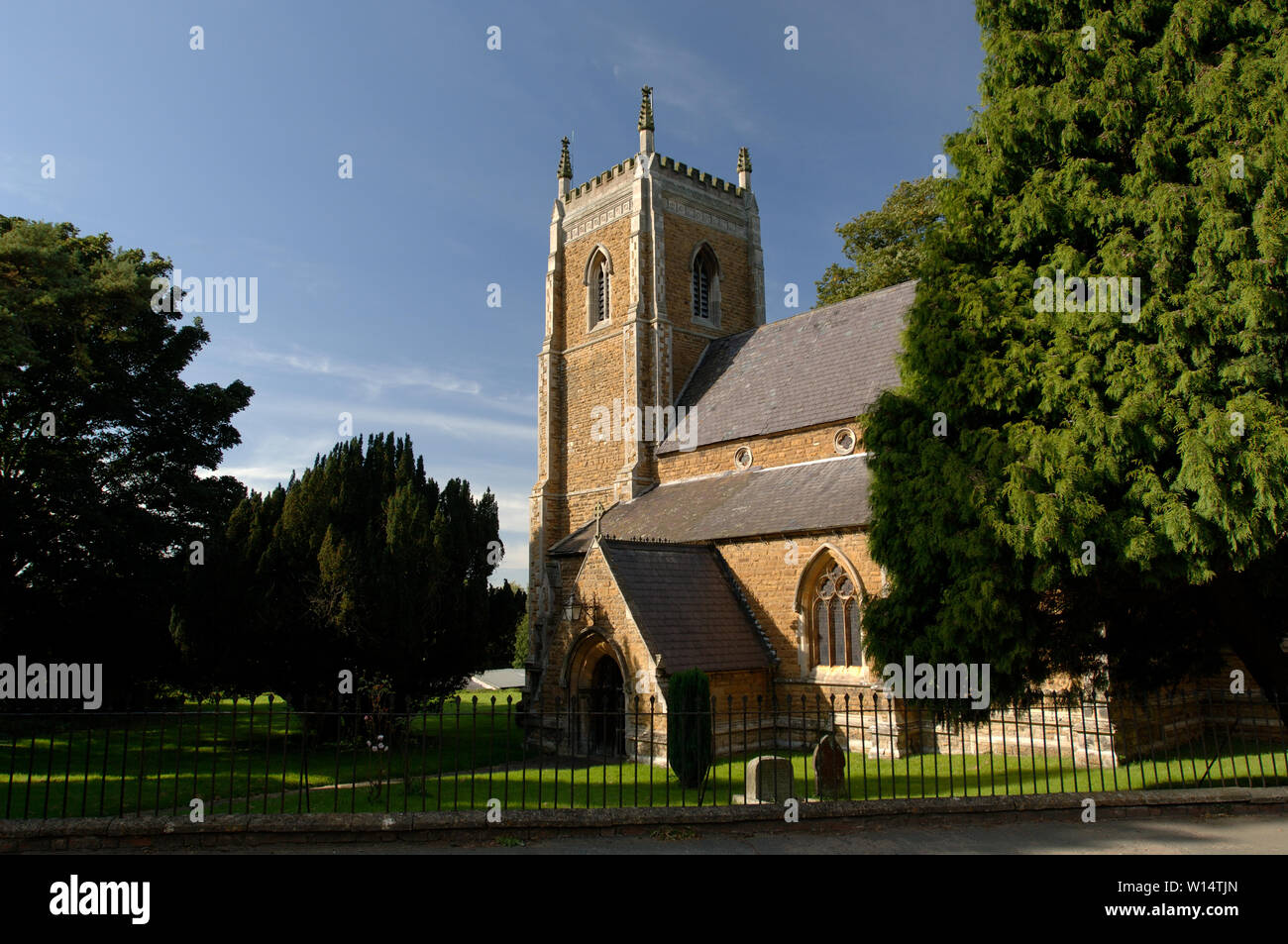 St Jame's church, Woolsthorpe by Belvoir, Lincolnshire Stock Photo Alamy