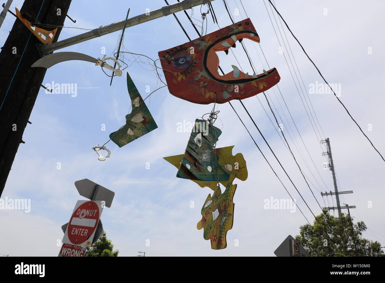 The famous Art District in Downtown Los Angeles Stock Photo Alamy