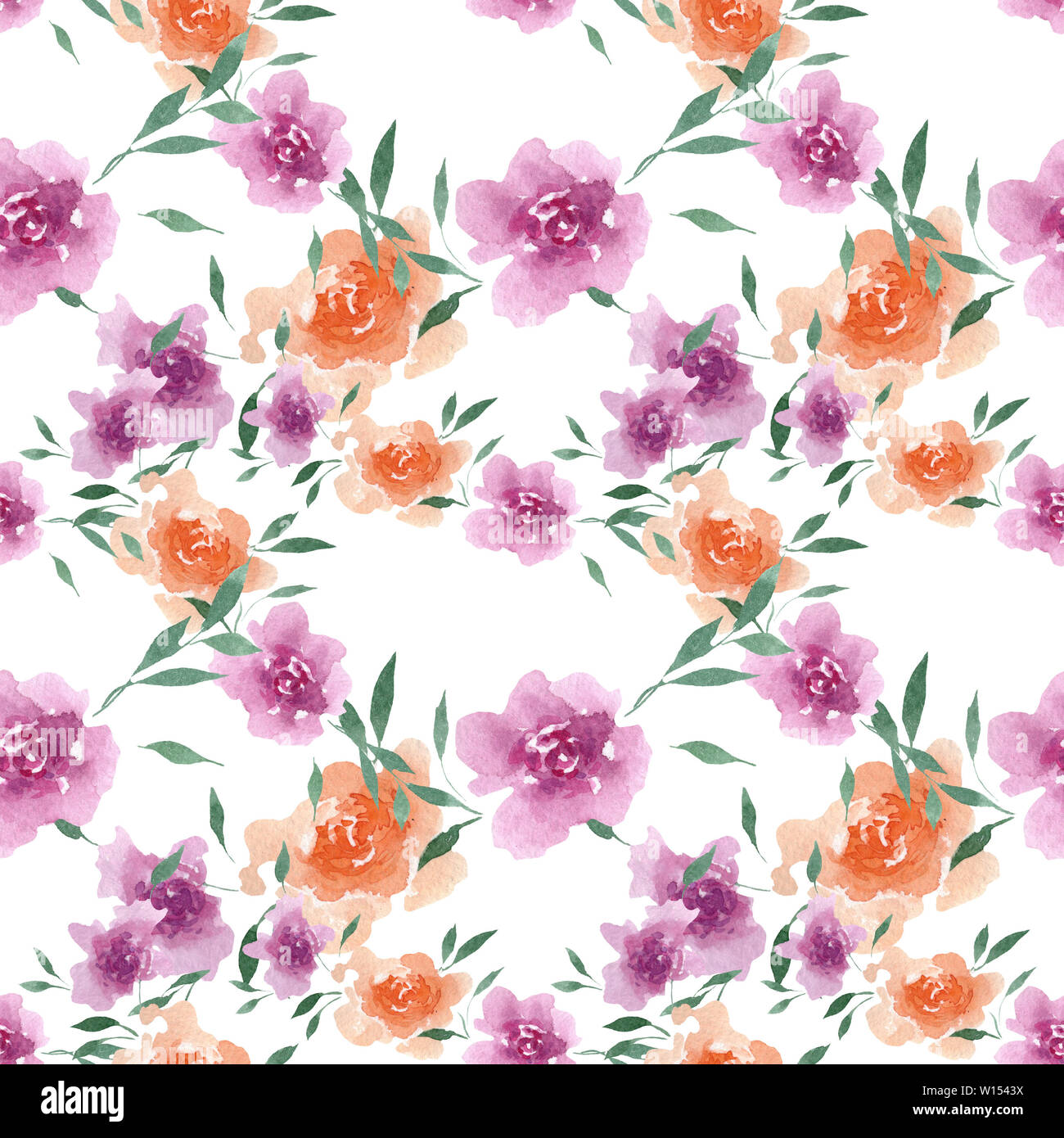 Peony floral botanical flowers. Watercolor background illustration set