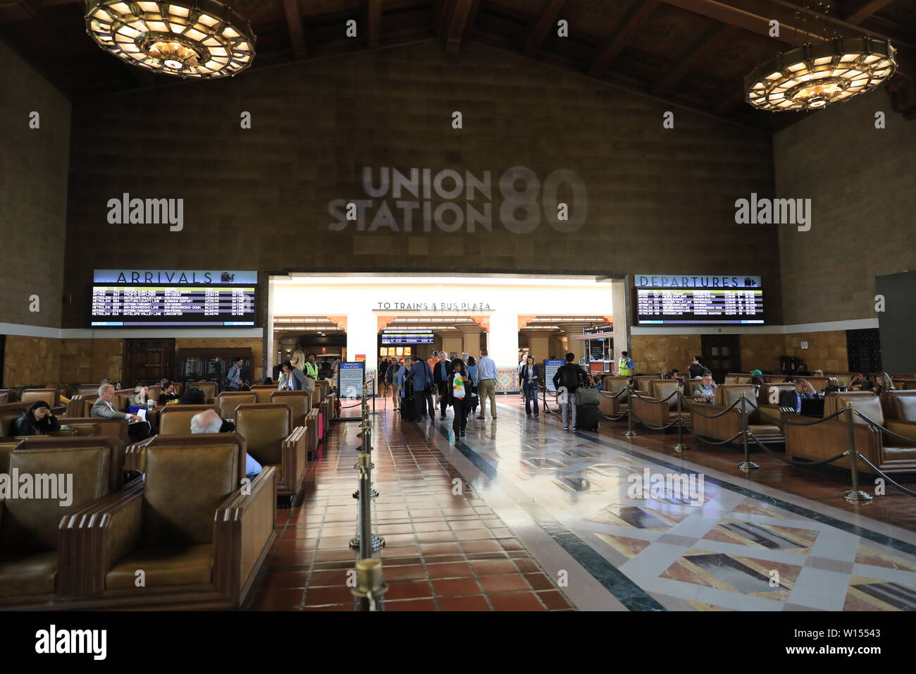 Iconic Union Station in Los Angeles turns 80 on May, 2019. The largest