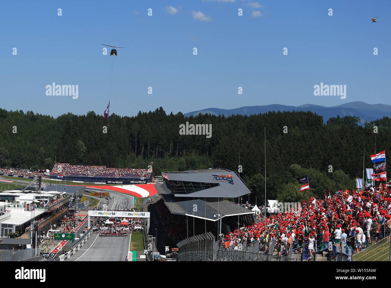 Red Bull Ring, Spielberg, Austria. 30th June, 2019. FIA Formula 1 Grand  Prix, Race Day; Niki Lauda tribute Credit: Action Plus Sports/Alamy Live  News Stock Photo - Alamy