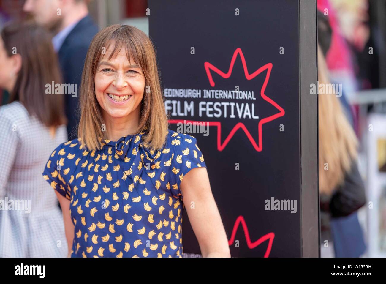 Edinburgh, UK. 30th June, 2019. The 2019 Edinburgh International Film Festival is brought to a close with the World Premiere of Mrs Lowry & Son starring Venessa Redgrave & Timothy Spall. Pictured: Kate Dickie Credit: Rich Dyson/Alamy Live News Stock Photo