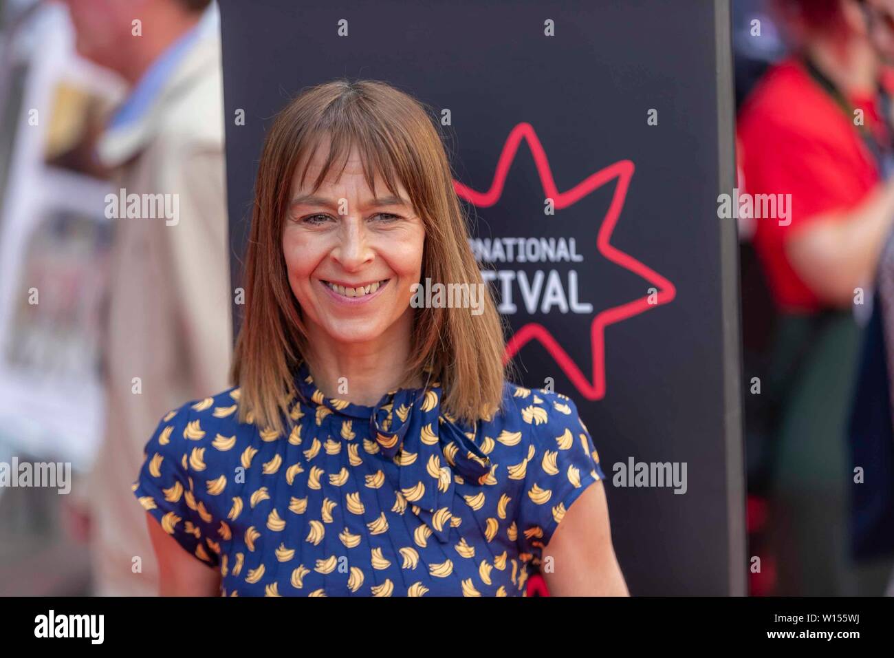 Edinburgh, UK. 30th June, 2019. The 2019 Edinburgh International Film Festival is brought to a close with the World Premiere of Mrs Lowry & Son starring Venessa Redgrave & Timothy Spall. Pictured: Kate Dickie Credit: Rich Dyson/Alamy Live News Stock Photo