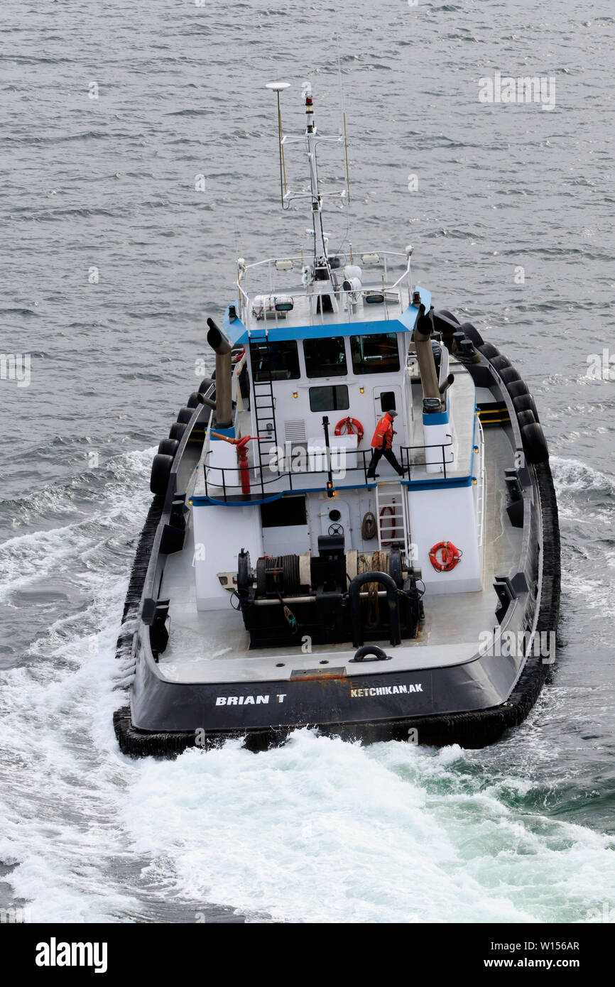 Tugboat, Kodiak, Alaska, USA Stock Photo