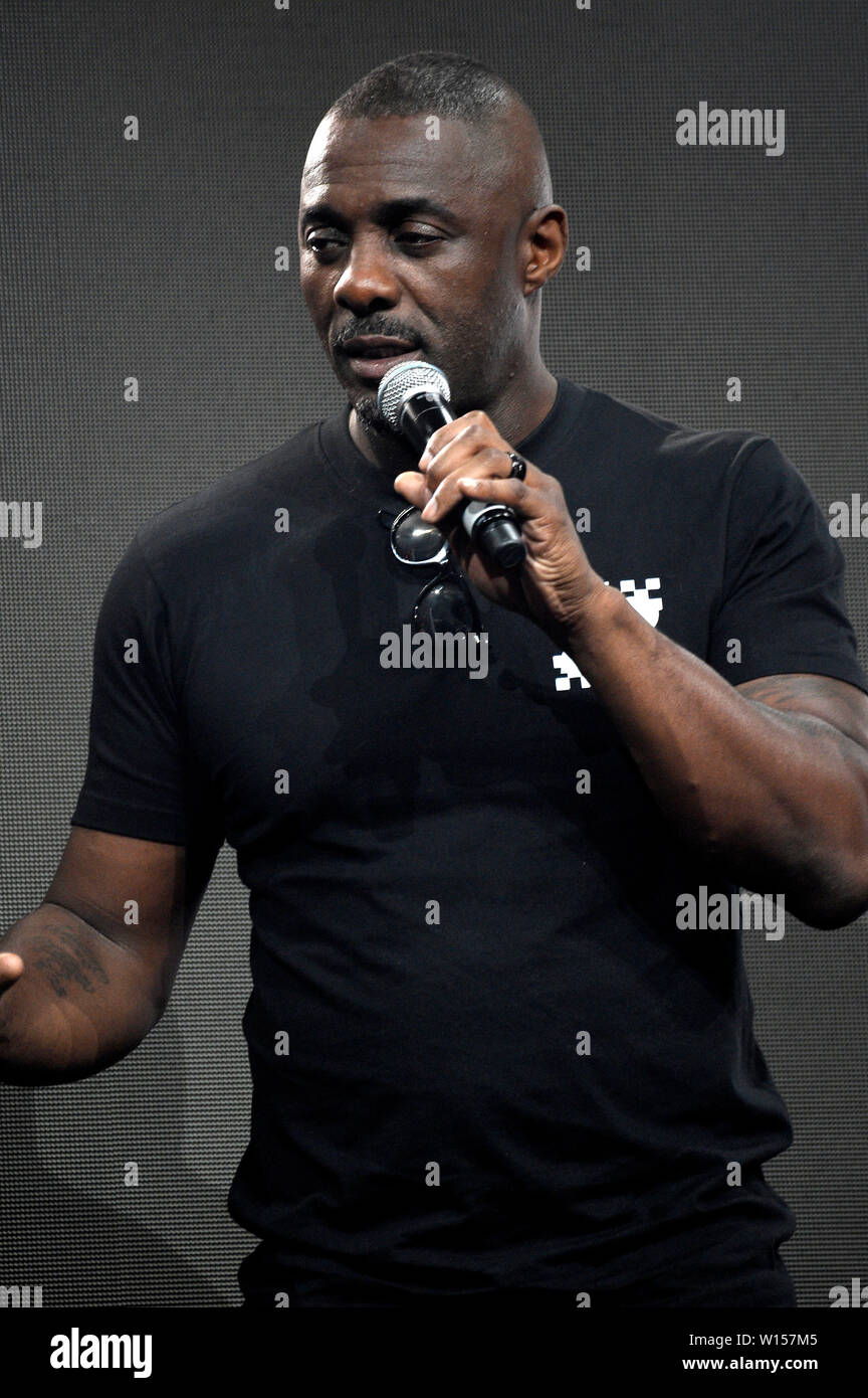 Idris Elba at the world premiere of the 3rd trailer for the movie 'Fast & Furious: Hobbs & Shaw' at the CCXP 2019 on the grounds of Koelnmesse. Koln, 27.06.2019 | usage worldwide Stock Photo