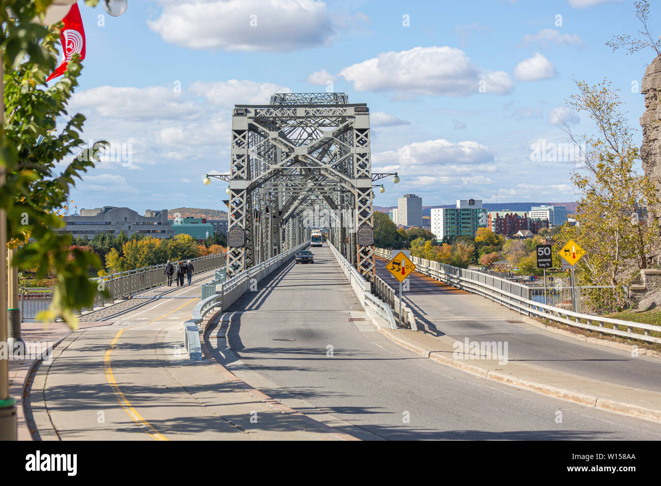 Interprovincial Bridge, Ottawa, Canada Stock Photo
