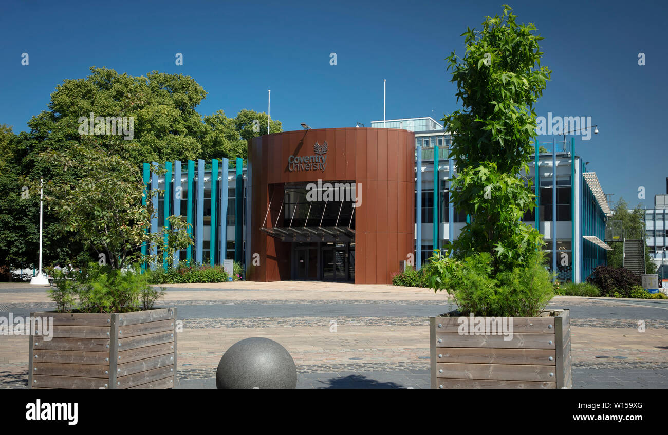 Coventry, Warwickshire, United Kingsom, June 27th 2019, Coventry University Alan Berry Building Stock Photo