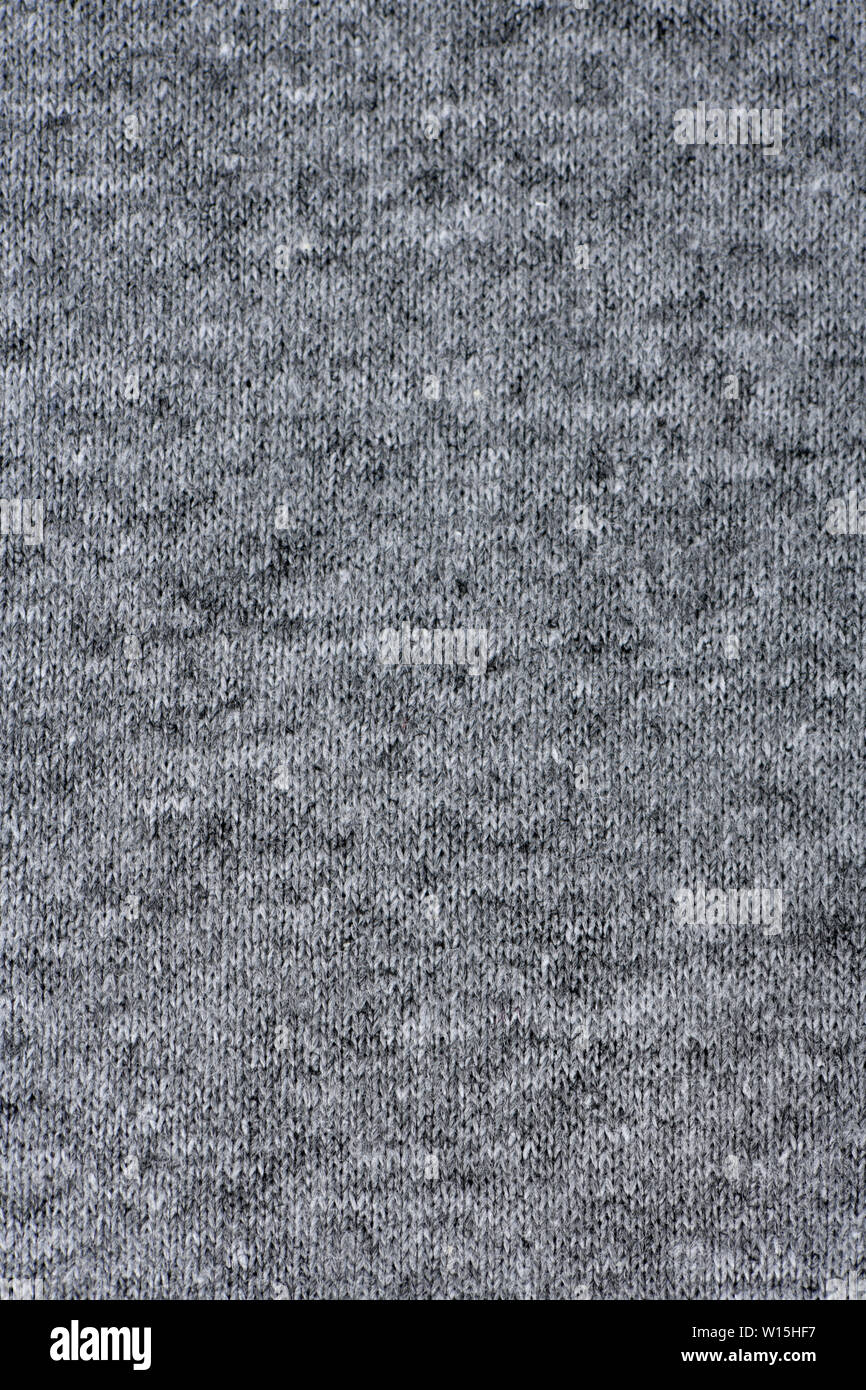 Grey jersey fabric texture background. High resolution photo. Full