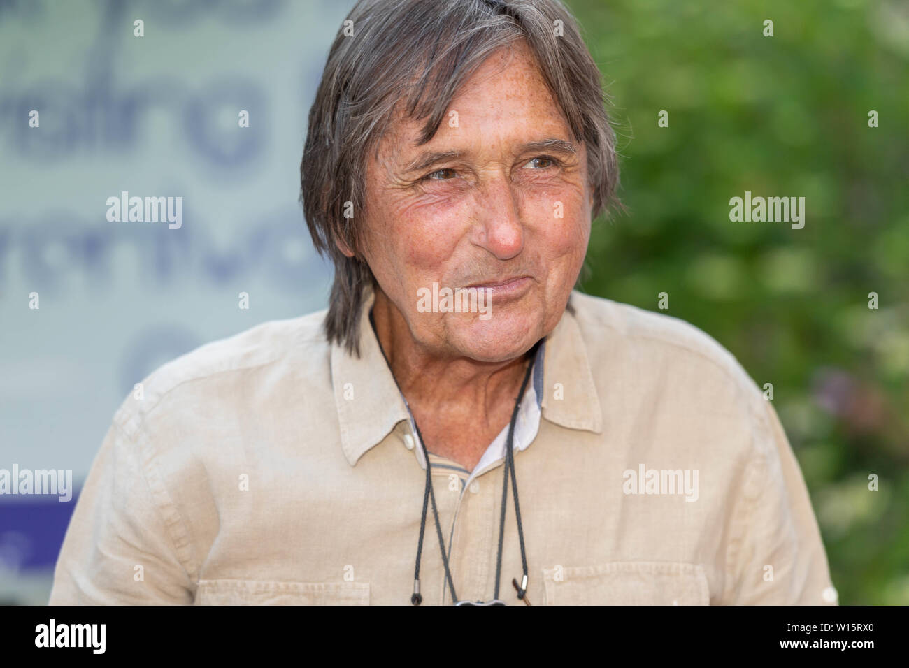 brentwood essex 30th june 2019 chesney hawkes family arrive for his performance in godspell at the brentwood center essex len chip hawkes musci and father of chesney hawkesan of the tremeloes credit