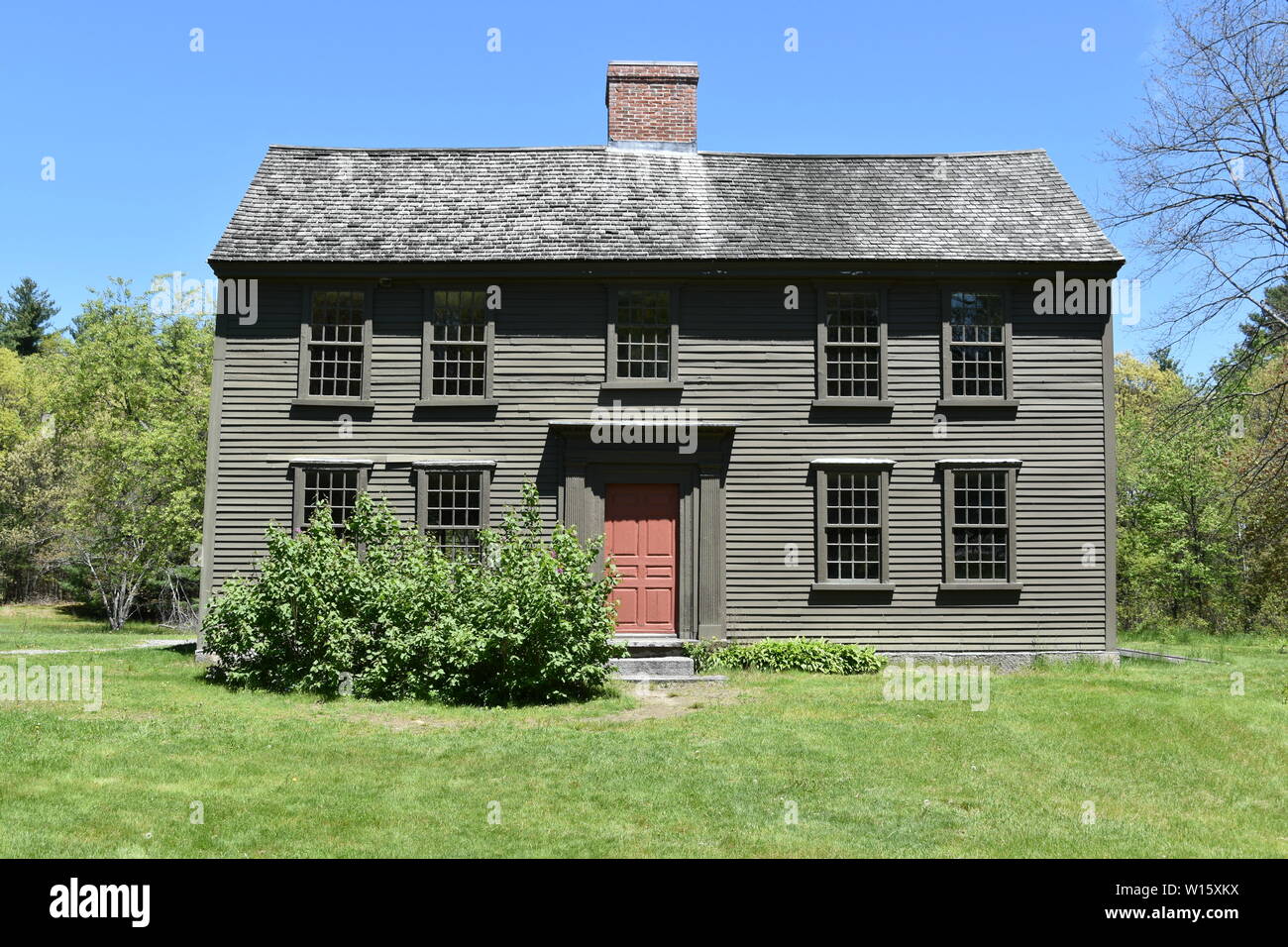 The Minuteman National Historic Park in Concord, Massachusetts Stock Photo