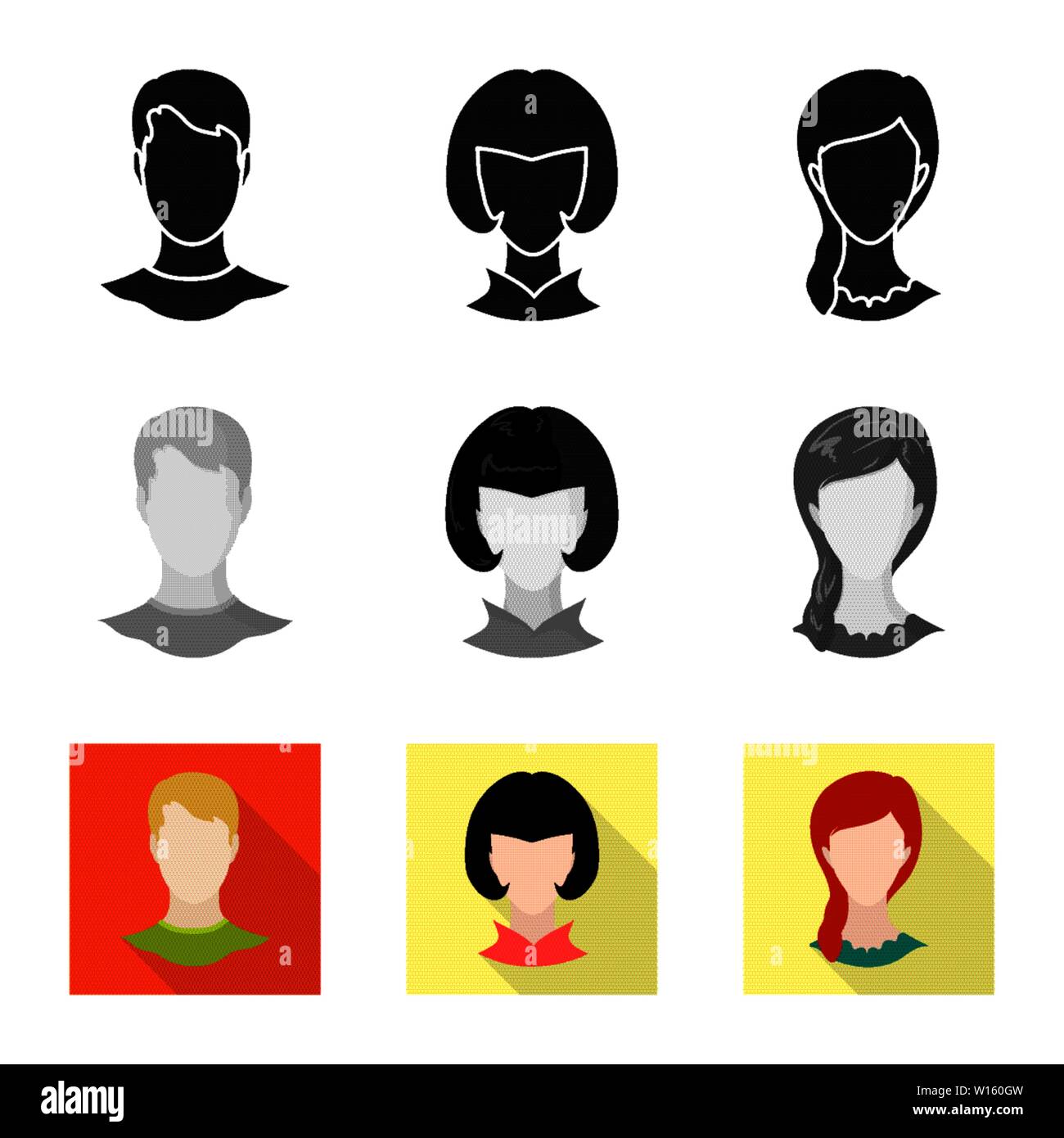 Vector illustration of professional and photo icon. Collection of ...