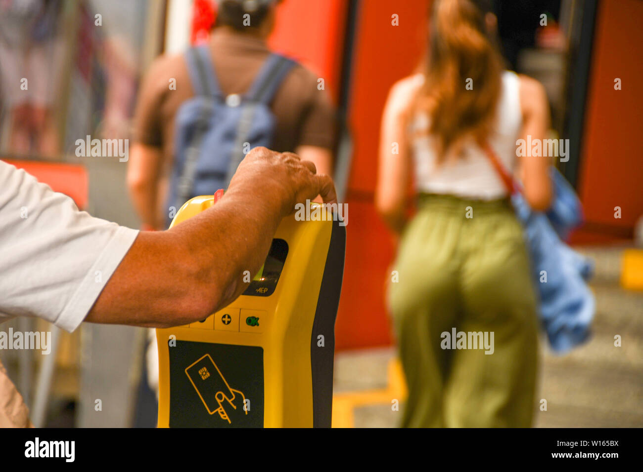 Funicular ticket machine hi-res stock photography and images - Alamy