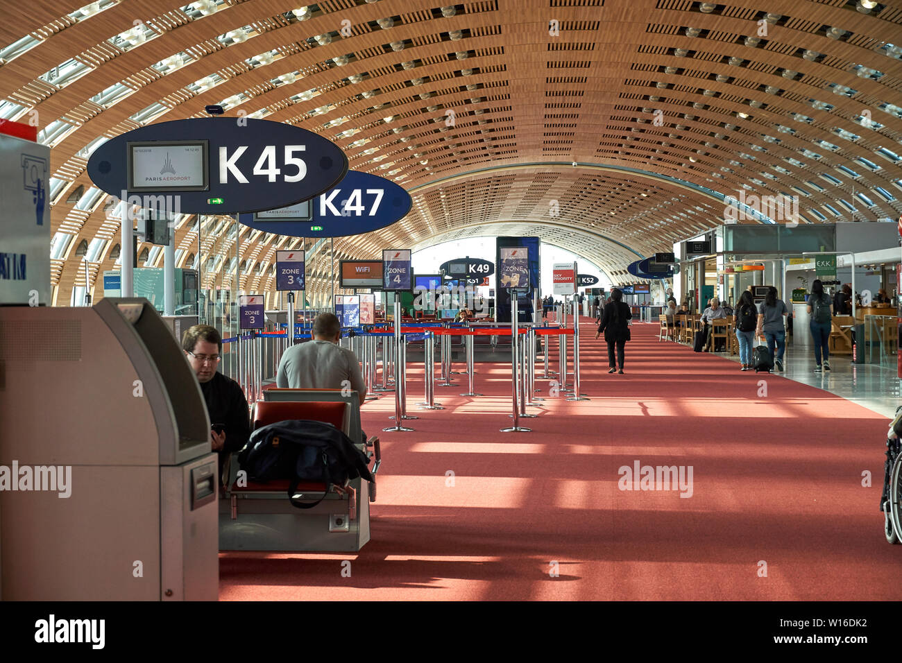 PARIS, FRANCE OCTOBER 18, 2018 Paris Charles de Gaulle Airport