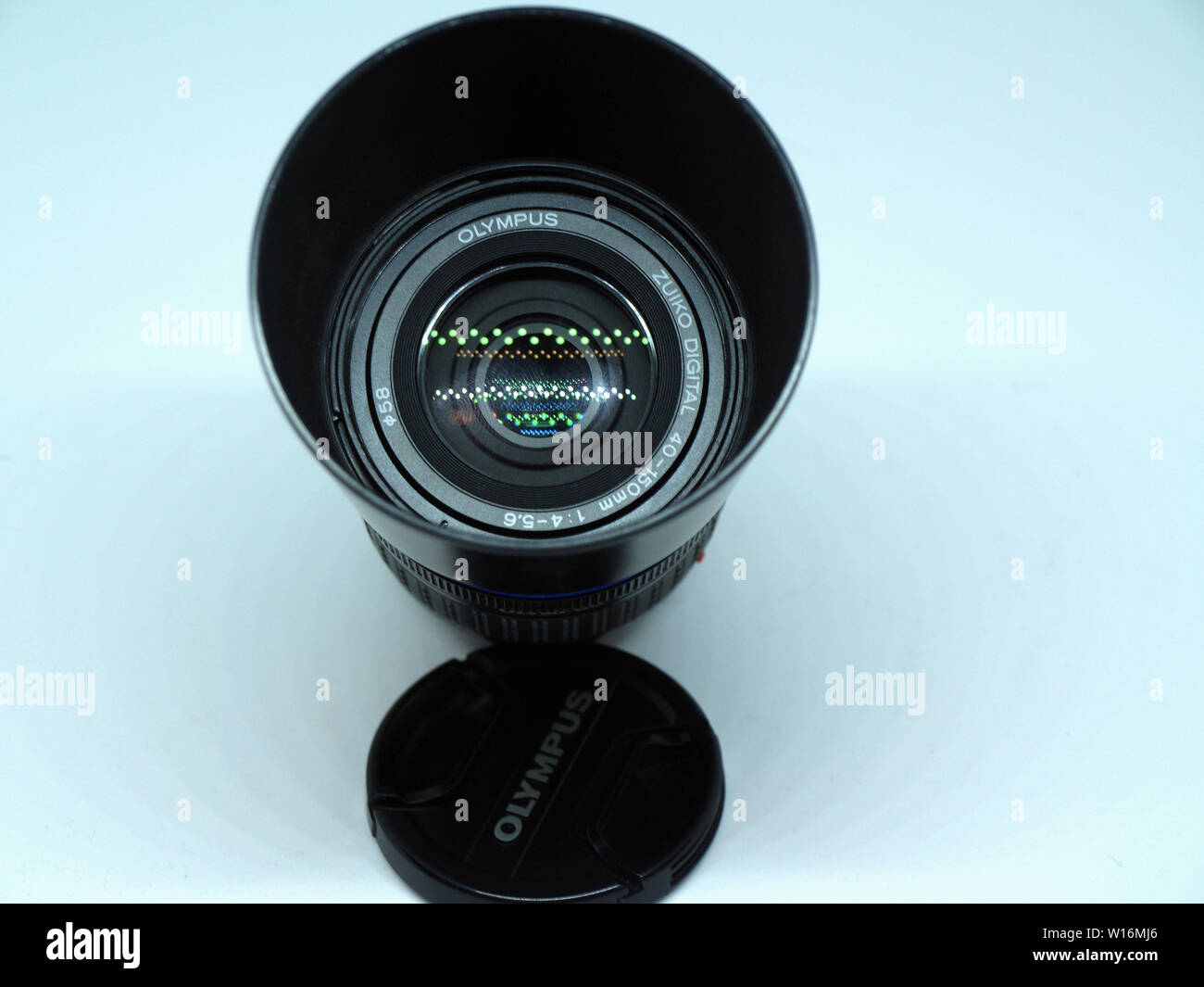 Olympus zoom camera lens Stock Photo Alamy