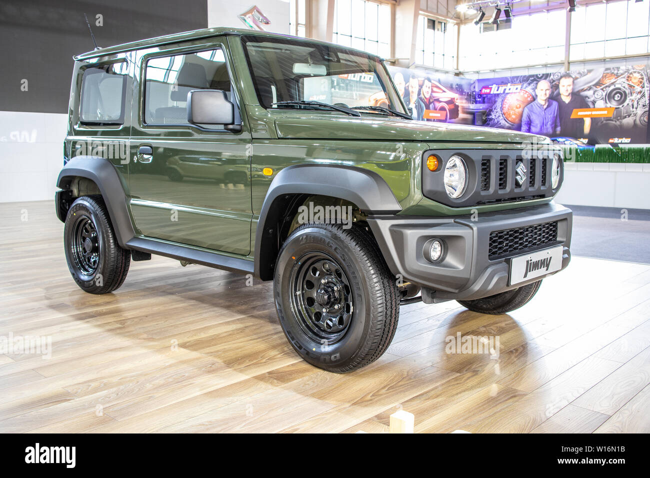 Poznan, Poland, March 2019: all new Suzuki Jimny All-Grip 4th gen