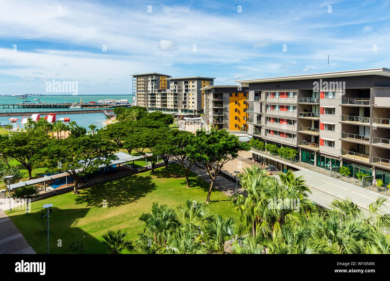 The Darwin Waterfront Precinct. An area of restaurants and