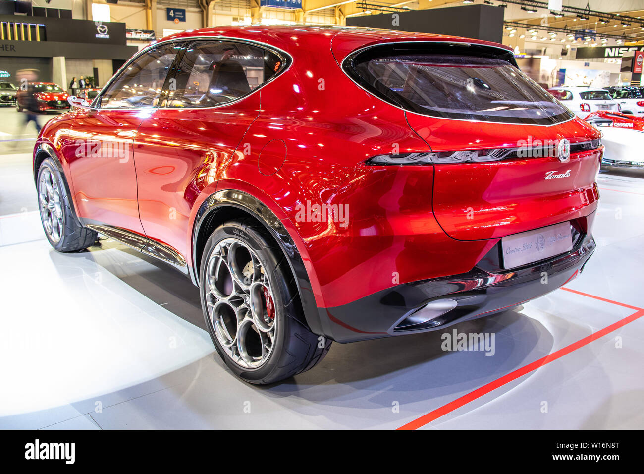 Poznan Poland Mar 2019 Alfa Romeo Tonale Concept Prototype Car Poznan International Motor Show Centro Stile Phev Concept Alfa Romeo Suv Car Stock Photo Alamy