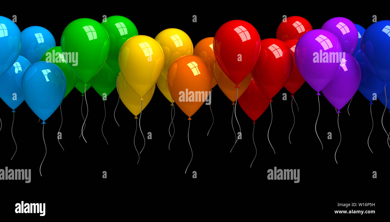 Render purple balloons hi-res stock photography and images - Alamy