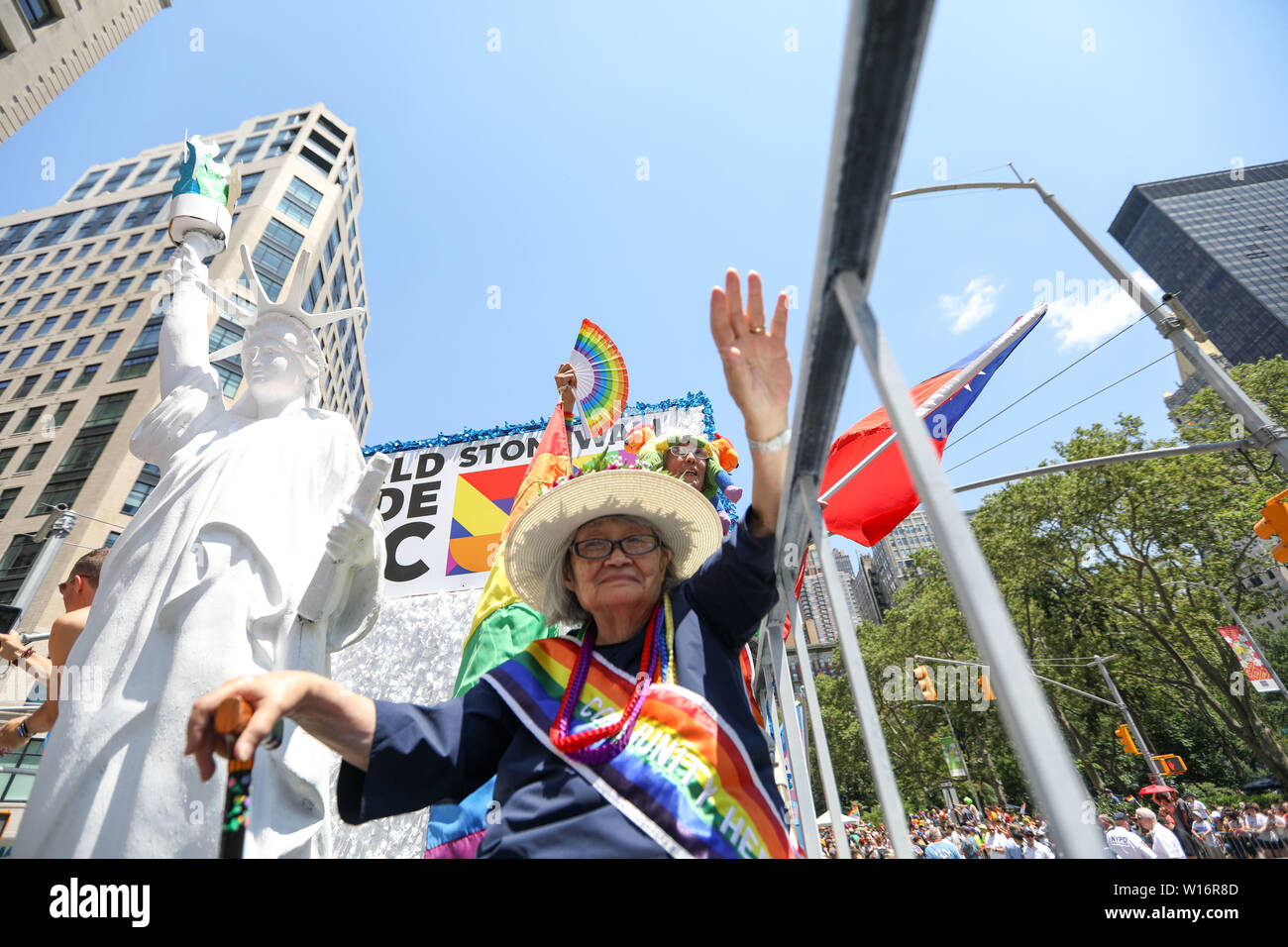 New York, New York, USA. 30th June, 2019. Pride Parade in New York City in the United States this Sunday, 30. Credit: William Volcov/ZUMA Wire/Alamy Live News Stock Photo