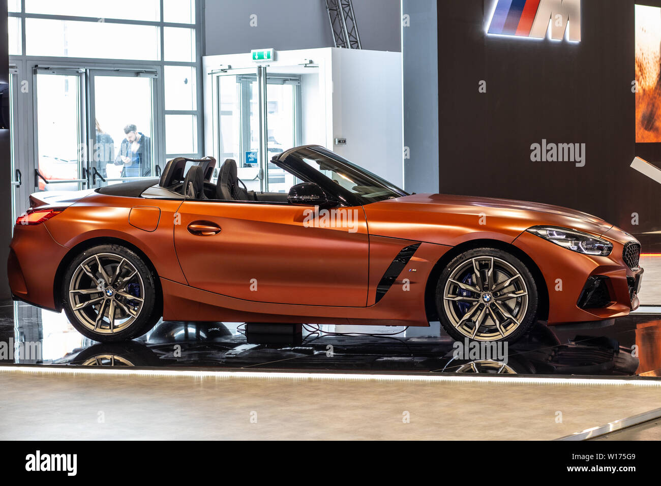 Poznan, Poland, March 2019: all new BMW Z4 M40i Production Car ...
