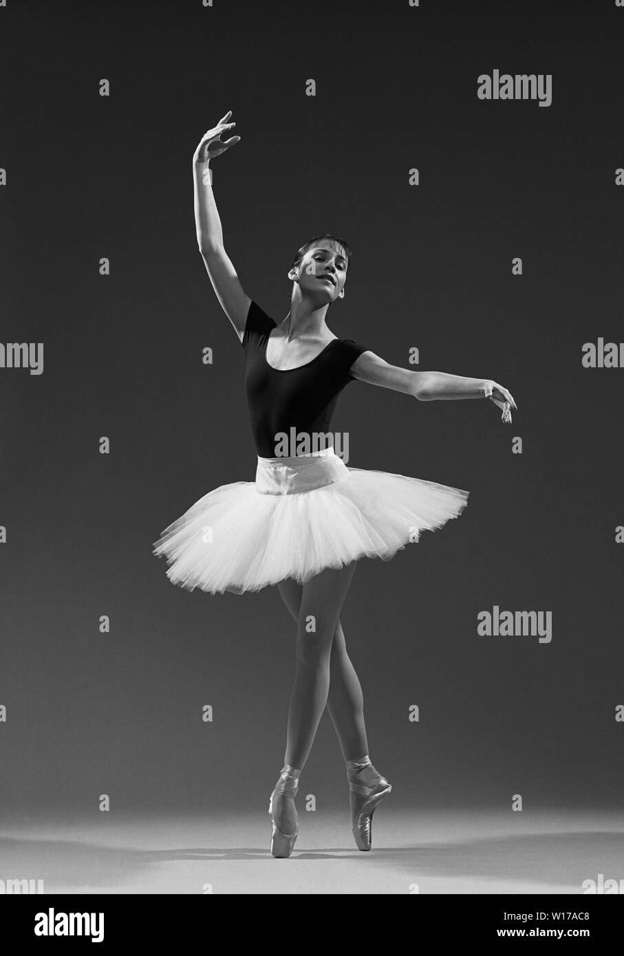 Professional ballerina in various ballet positions and stretches Stock  Photo - Alamy
