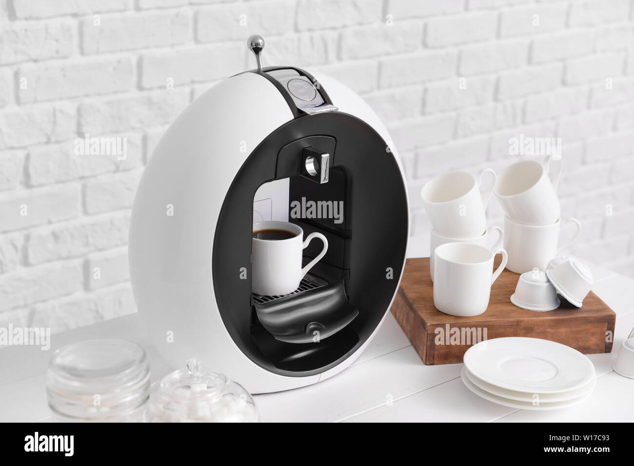 modern coffee machine