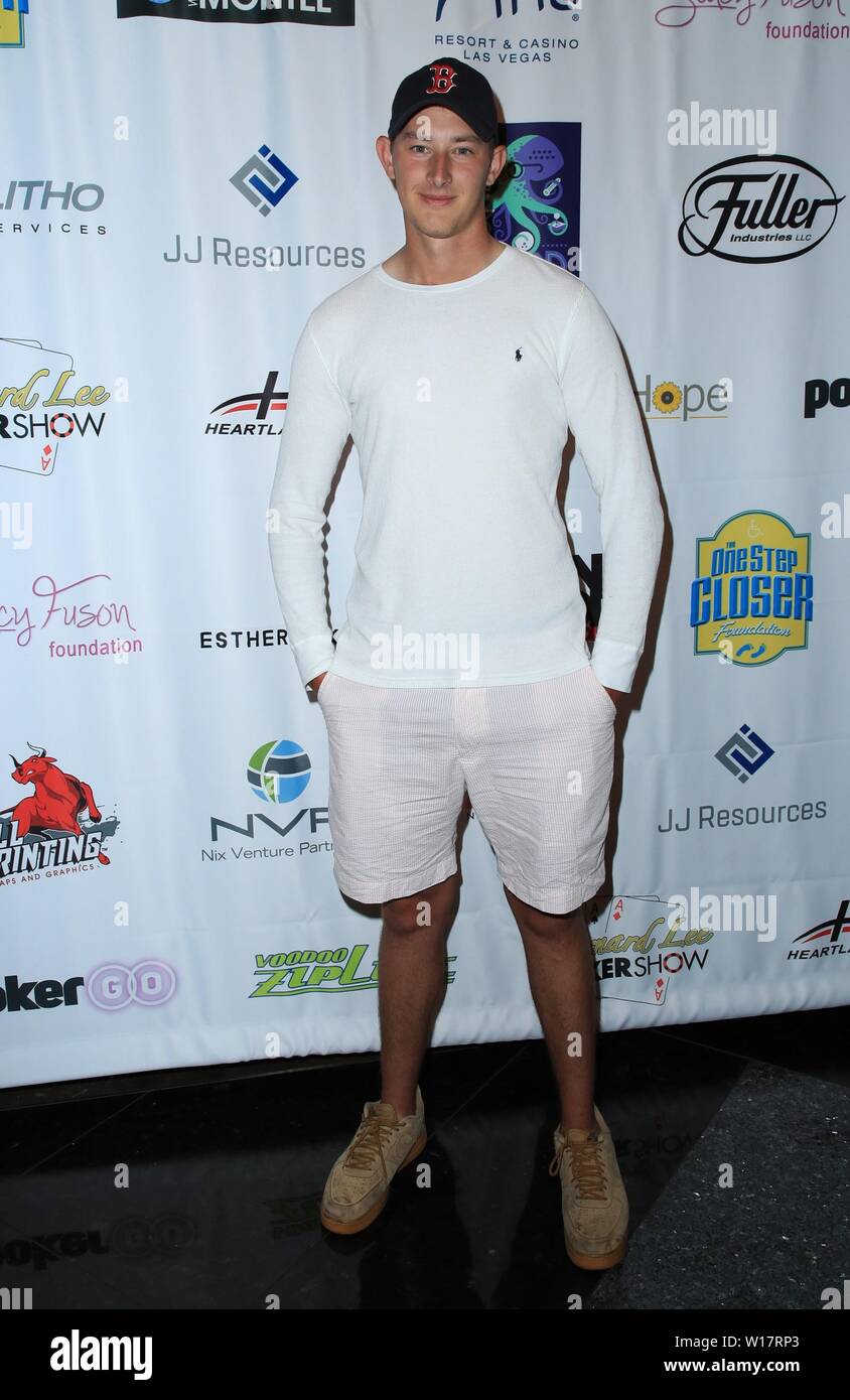 Las Vegas, NV, USA. 30th June, 2019. Jordan Baker at arrivals for The One  Step Closer Foundation Raising The Stakes For Cerebral Palsy Celebrity  Poker Tournament, ARIA Resort & Casino, Las Vegas,