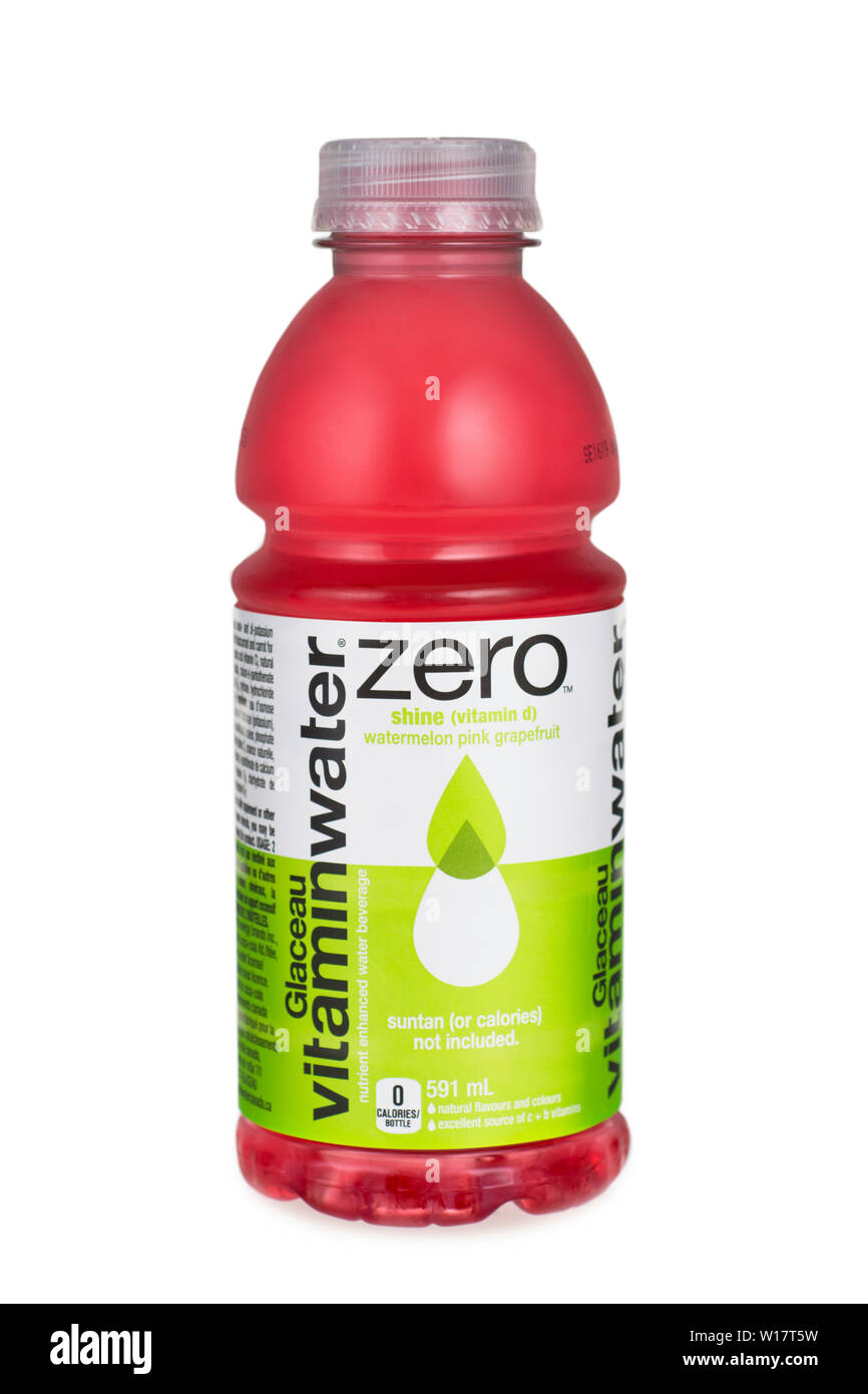 Glaceau Vitaminwater, Bottle of Vitamin Water, Zero Calories, Coca Cola  Brand Stock Photo - Alamy