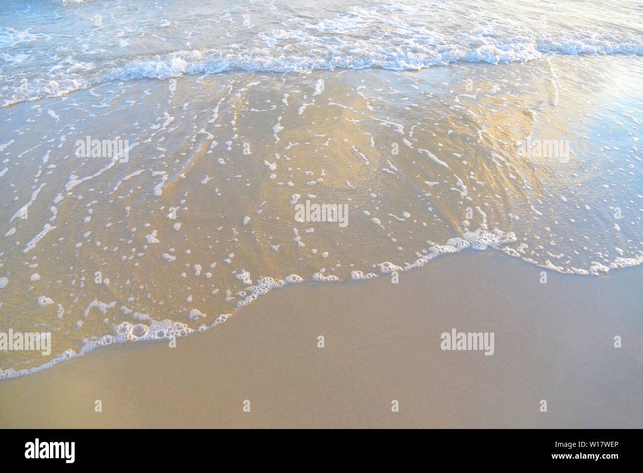 wave beach background ocean sea and sandy beautiful Stock Photo - Alamy