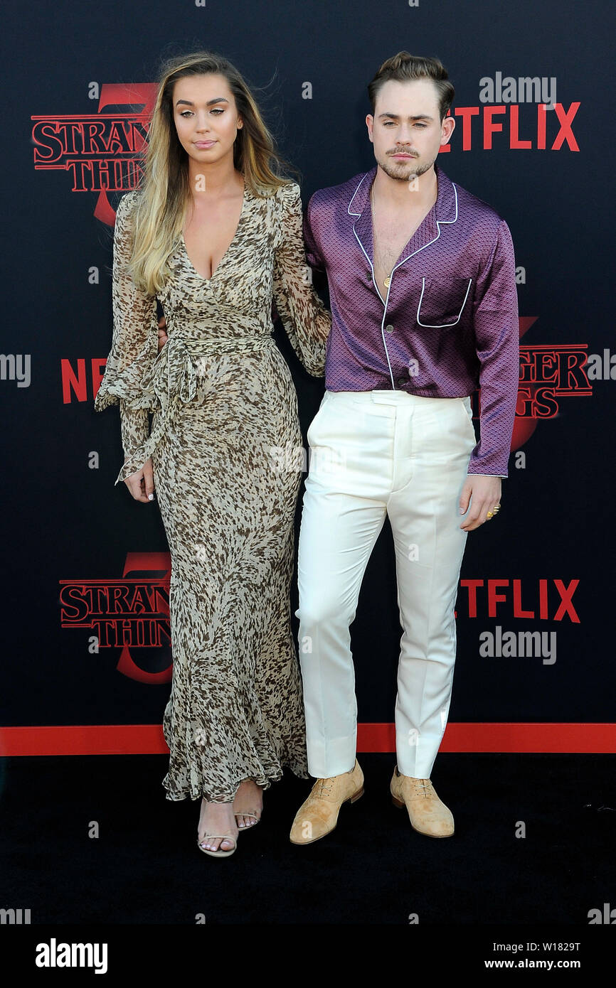 Santa Monica, USA. 28th June, 2019. Liv Pollock with friend Dacre