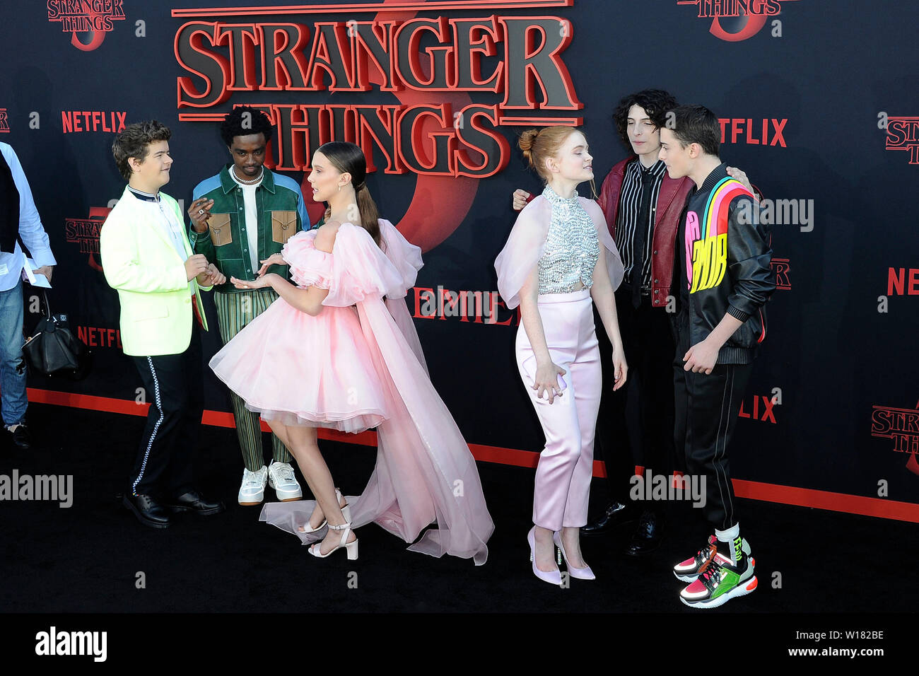 Gaten Matarazzo Caleb Mclaughlin Millie Bobby Brown Sadie Sink