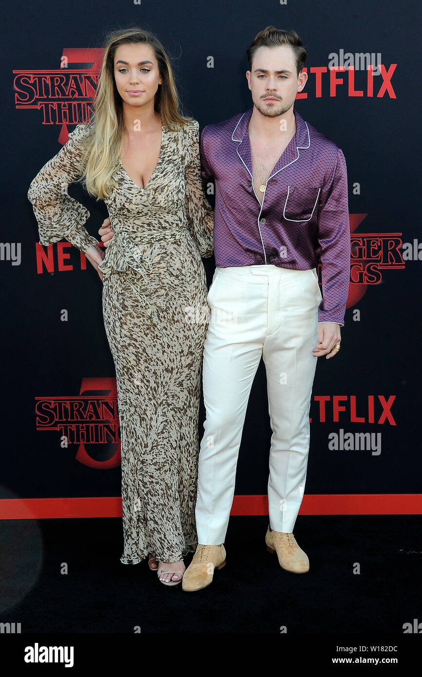 Santa Monica, USA. 28th June, 2019. Liv Pollock with friend Dacre