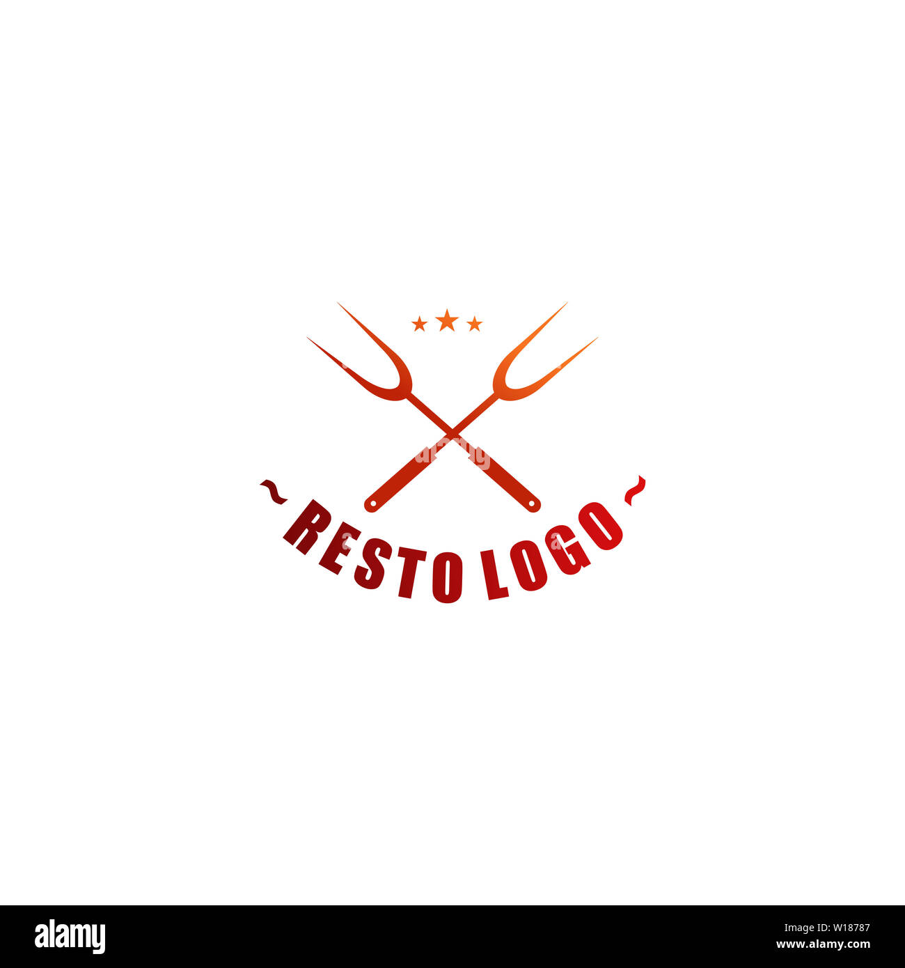 Food and drink Logo or Restaurant symbol for Cafe and any business with ...