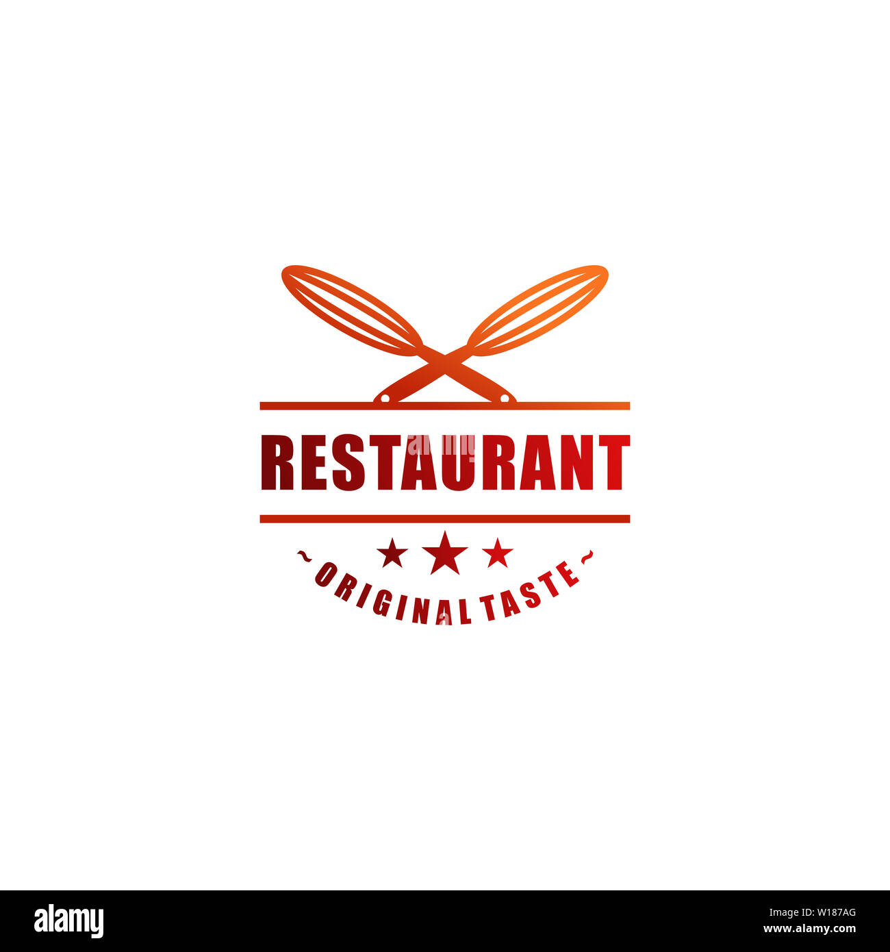 Food and drink Logo or Restaurant symbol for Cafe and any business with ...