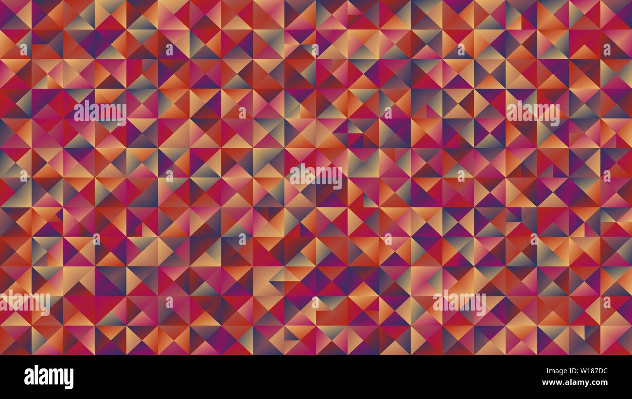 Geometrical triangle mosaic background - abstract colorful vector ...