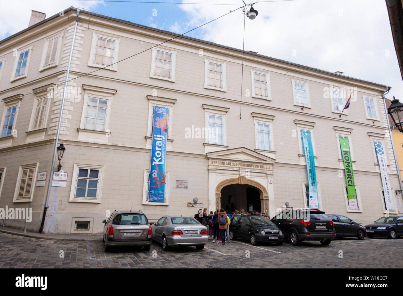 Hrvatski prirodoslovni muzej, Natural History Museum, Gradec, Zagreb, Croatia Stock Photo Alamy